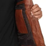 Distressed Brown Leather Jacket Inside Distressed Brown Leather Jacket Inside