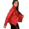 ladies red biker jacket ladies red biker jacket