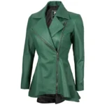 Green Peplum Jacket Right