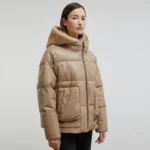 Tan Fur Jacket Left