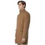 camel wool coat mens left