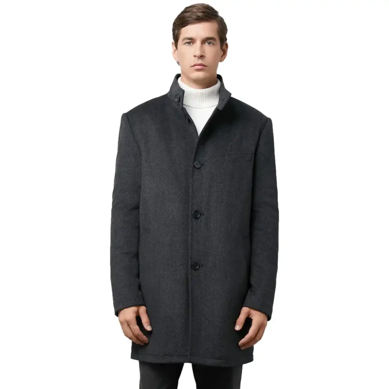 grey wool coat mens fronts