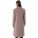 pale pink wool coat back