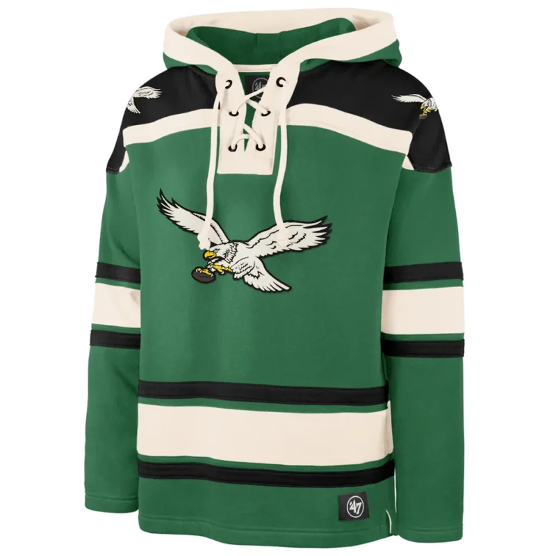 Eagles Kelly Green Lacer Hoodie