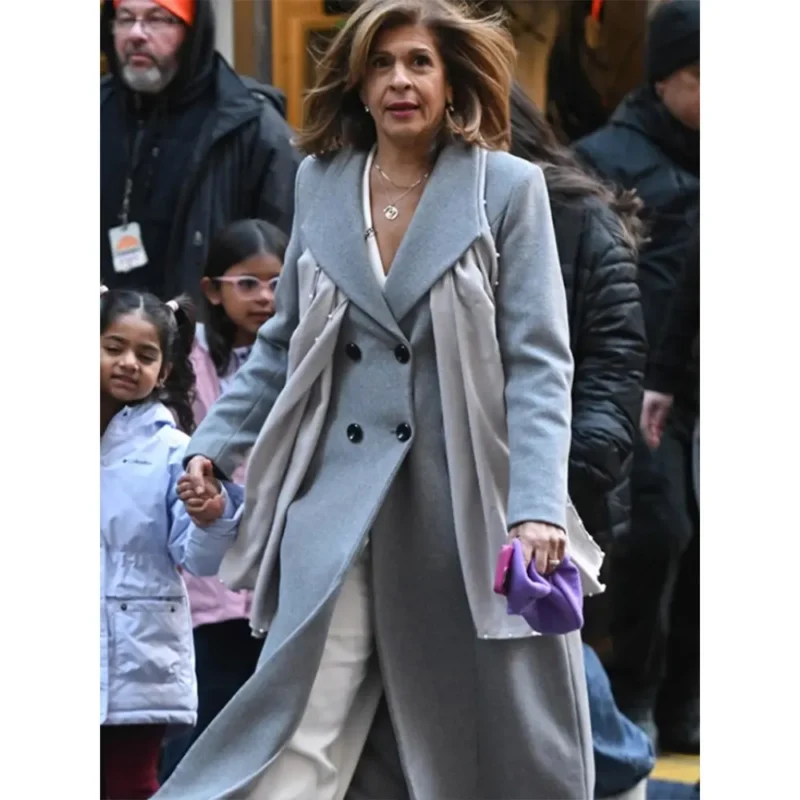 Hoda Kotb The Today Show Grey Coat