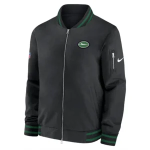 Jeff Ulbrich Bomber Black Jacket