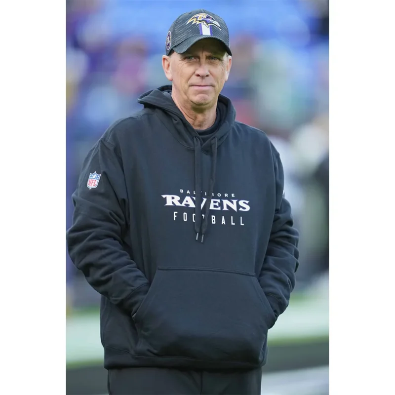 John Harbaugh Baltimore Raven Football Hoodie