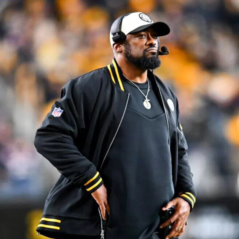 Mike Tomlin Steelers Bomber Jacket