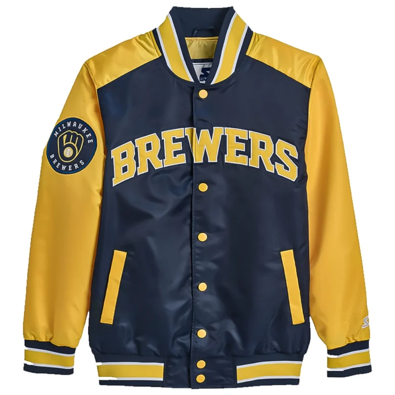 Milwaukee Brewers Renegade Satin Jacket