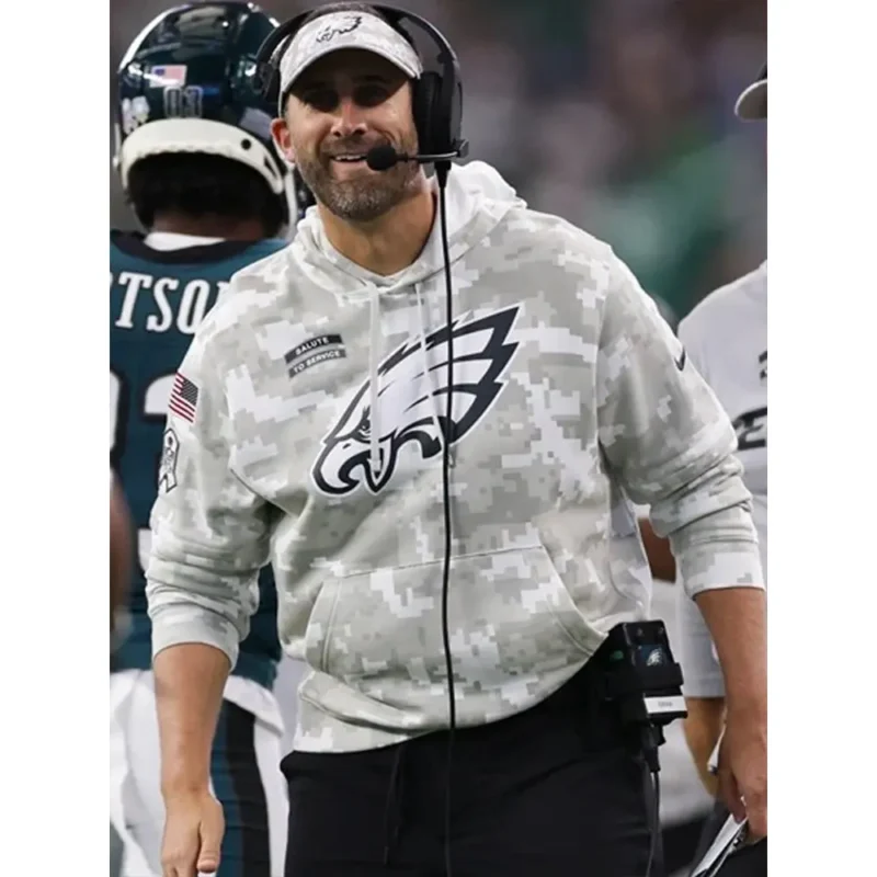 Nick Sirianni Eagles Camo Hoodie