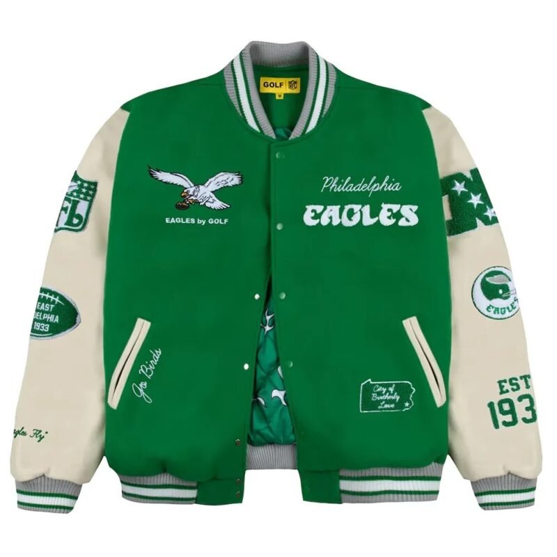 Philadelphia Eagles Golf Wang Letterman Jacket