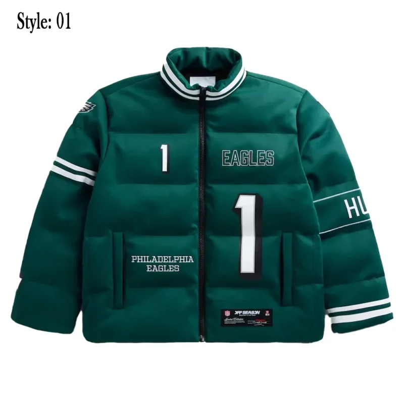 Philadelphia Eagles Off Season Puffer Jacket Style 1