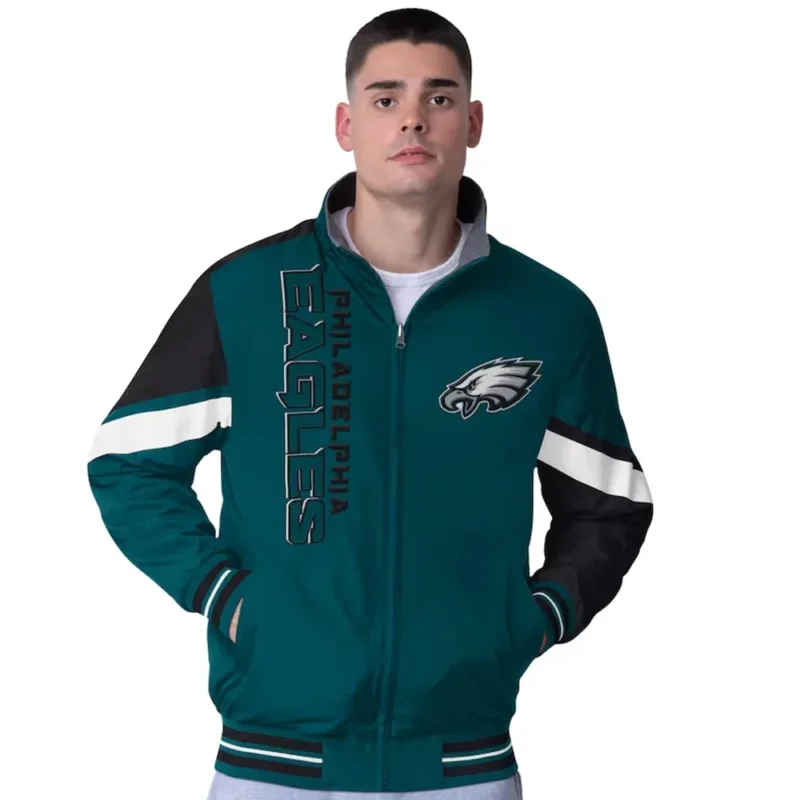 Philadelphia Eagles Strong Arm Green Jacket