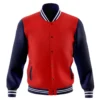 Red and Blue Varsity Jacket Men