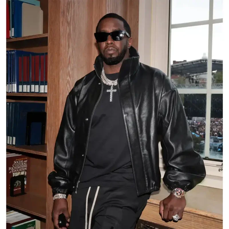 Sean Diddy Combs Leather Jacket