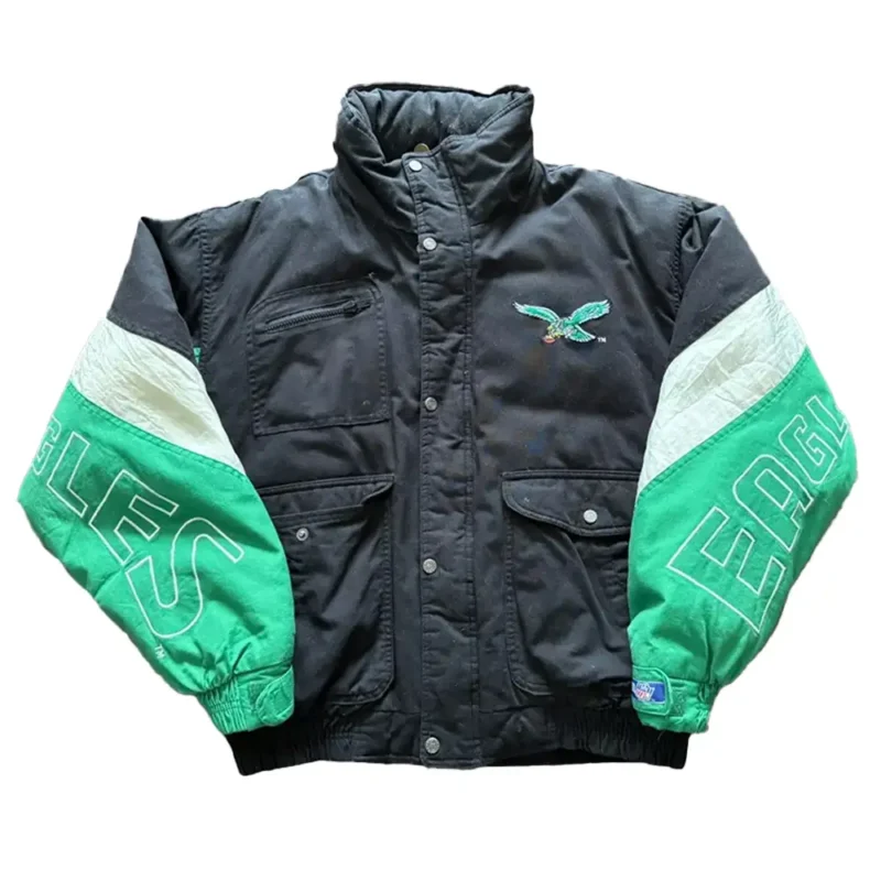 Vintage Philadelphia Eagles Triple Fat Goose Kelly Green Jacket