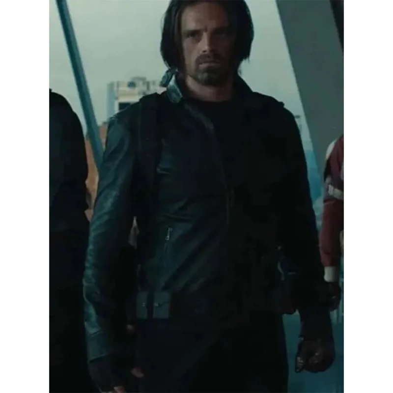 Bucky Barnes Thunderbolts 2025 Black Jacket