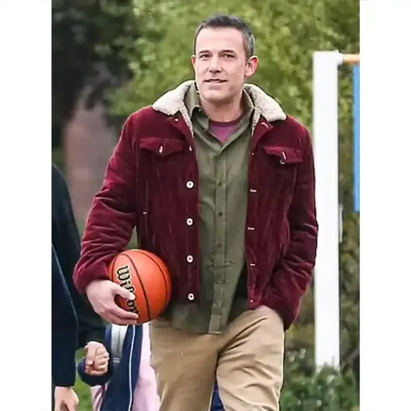 The Accountant 2 Christian Wolff Maroon Jacket