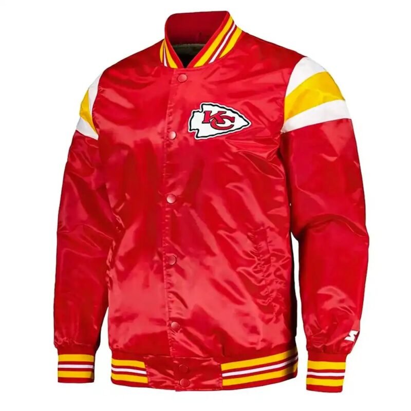 Kansas City Chiefs Red and Gold Varsity Jacket