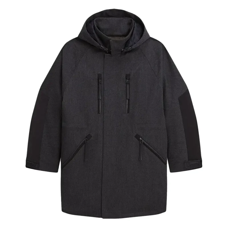 Man With The Bag Alan Ritchson Hooded Parka Jacket