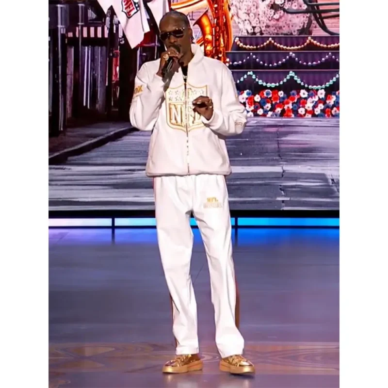 Snoop Dogg 14th Annual Honors White Tracksuit