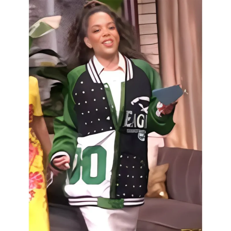 Sunny Hostin Eagles Varsity Jacket