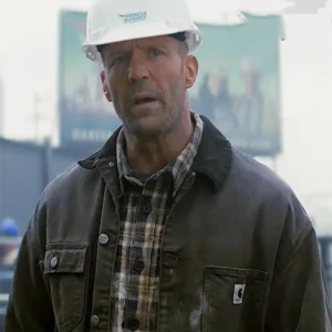 A Working Man 2025 Levon Cade Grey Jacket