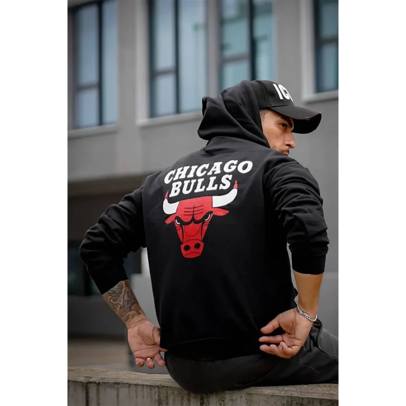 Chicago Bulls Black Hoodie