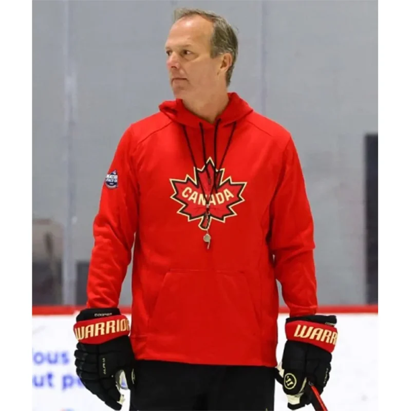 Jon Cooper Canada 2025 Red Hoodie