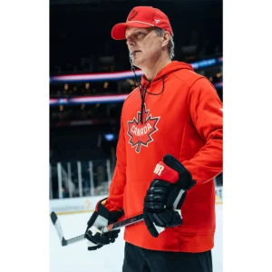 Jon Cooper Canada 2025 Red Hoodie