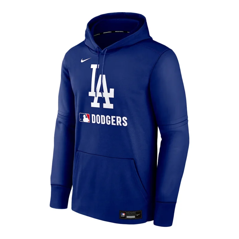 Los Angeles Dodgers Blue Therma Pullover Hoodie