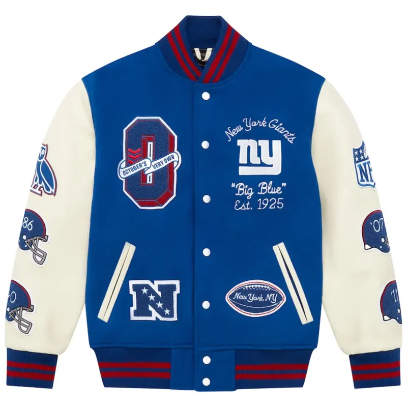 OVO New York Giants Varsity Jacket