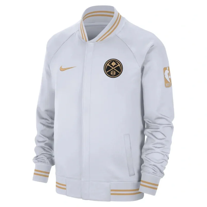 Men's White NBA Finals Full-Zip Jacket