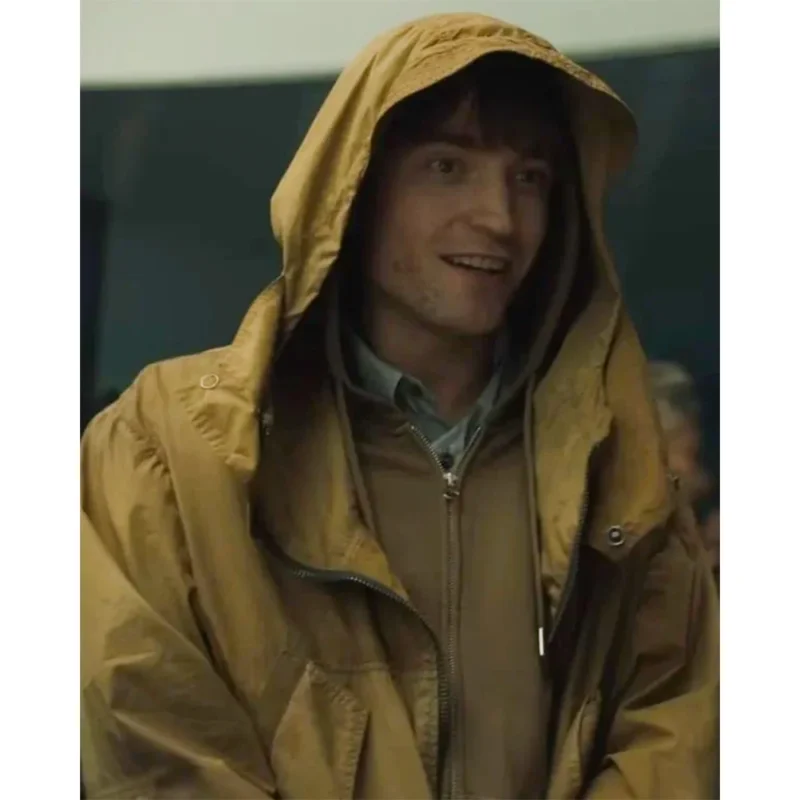 Mickey 17 Robert Pattinson Brown Hooded Jacket