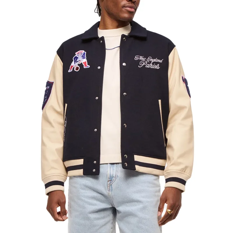 New England Patriots Varsity Bomber Jacket