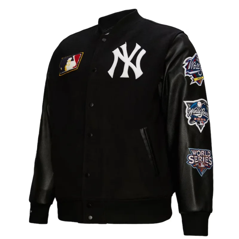 New York Yankees Varsity Black Jacket