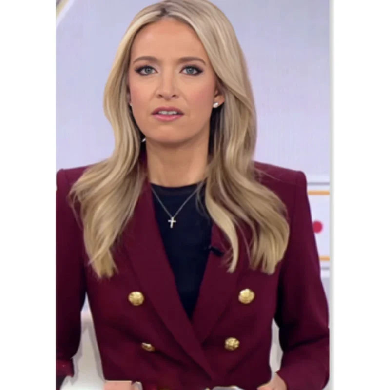 Outnumbered Kayleigh McEnany Burgundy Blazer