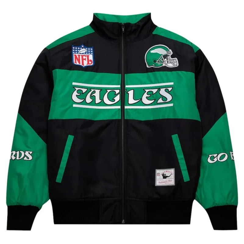 Philadelphia Eagles Speedway Nylon Varsity Jacket