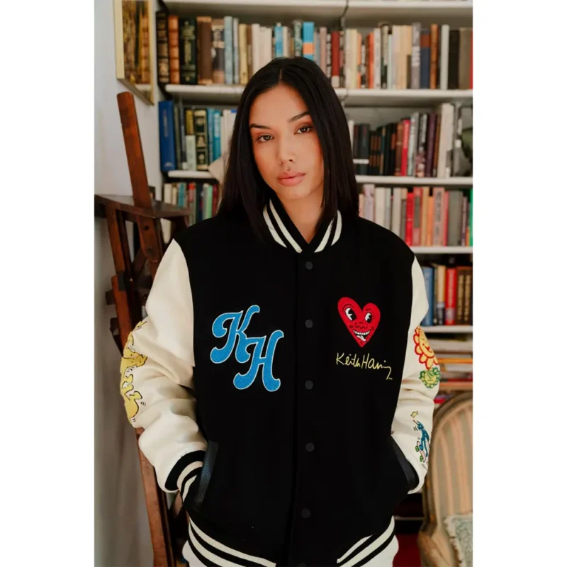 SP x Keith Haring Varsity Jacket