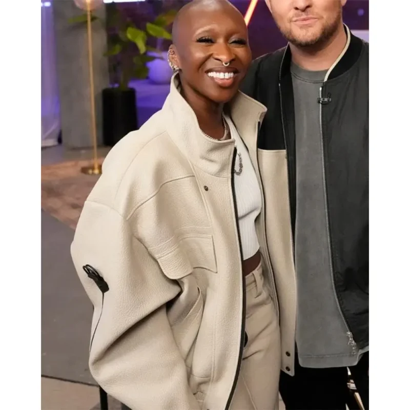 The Voice S27 Cynthia Erivo Leather Jacket