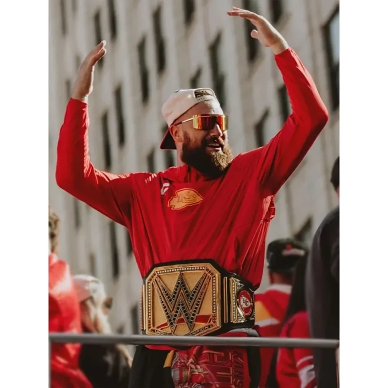 Travis Kelce Super Bowl Lviii Victory Parade Hoodie