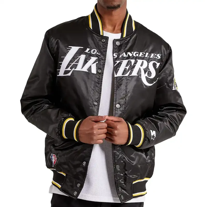 Mens Starter Los Angeles Lakers Jacket