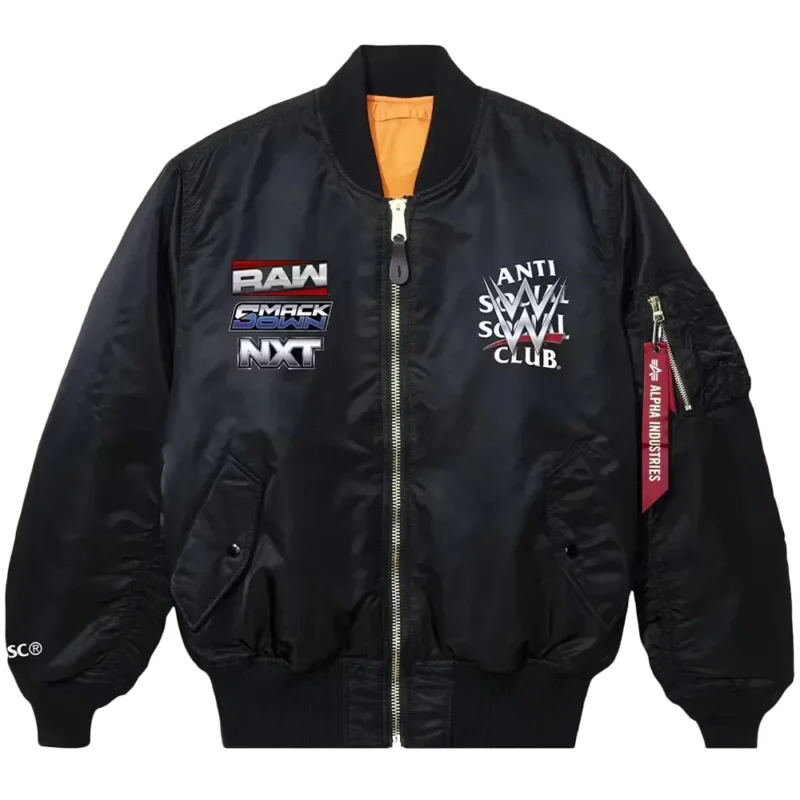 ASSC x WWE Venue Black Jacket