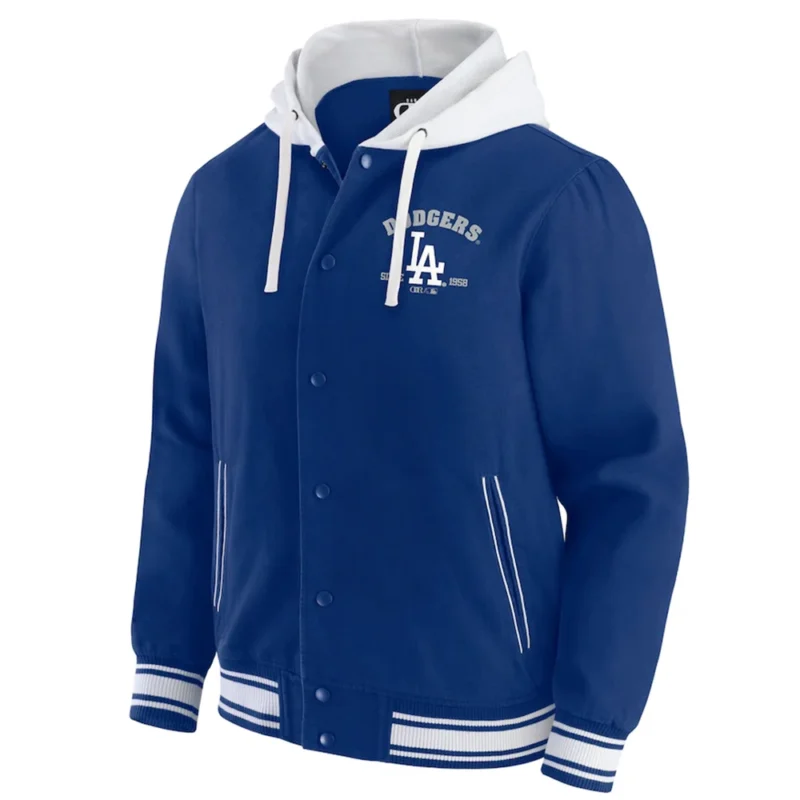Darius Rucker Royal Dodgers Full-Snap Hooded Jacket