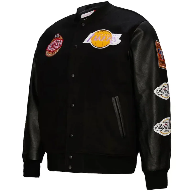 Los Angeles Lakers Blackout Collection Varsity Jacket