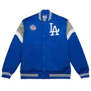 Royal LA Dodgers Cooperstown Collection Satin Jacket