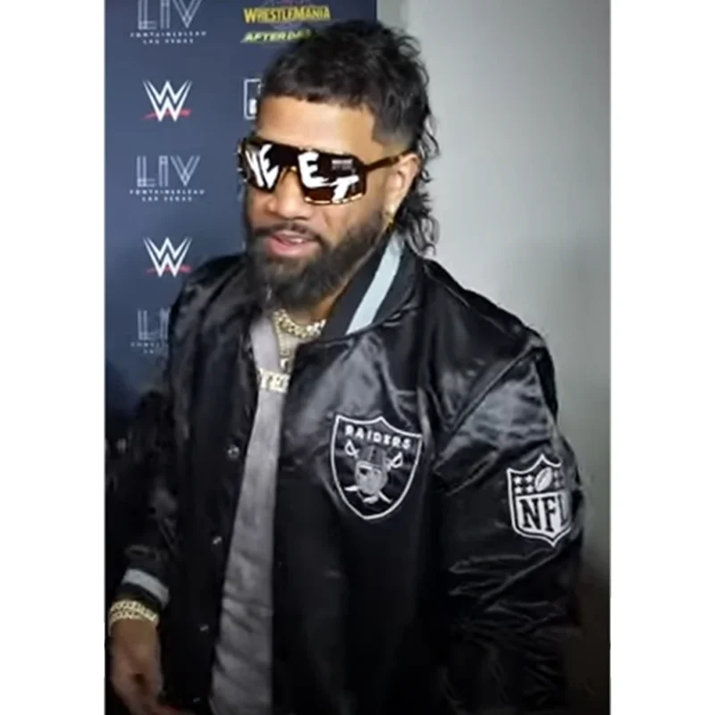 JEY uso celebrate wrestlemania 41 black jacket