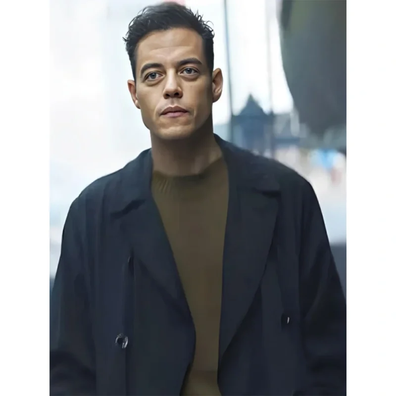 The Amateur Rami Malek Trench Coat