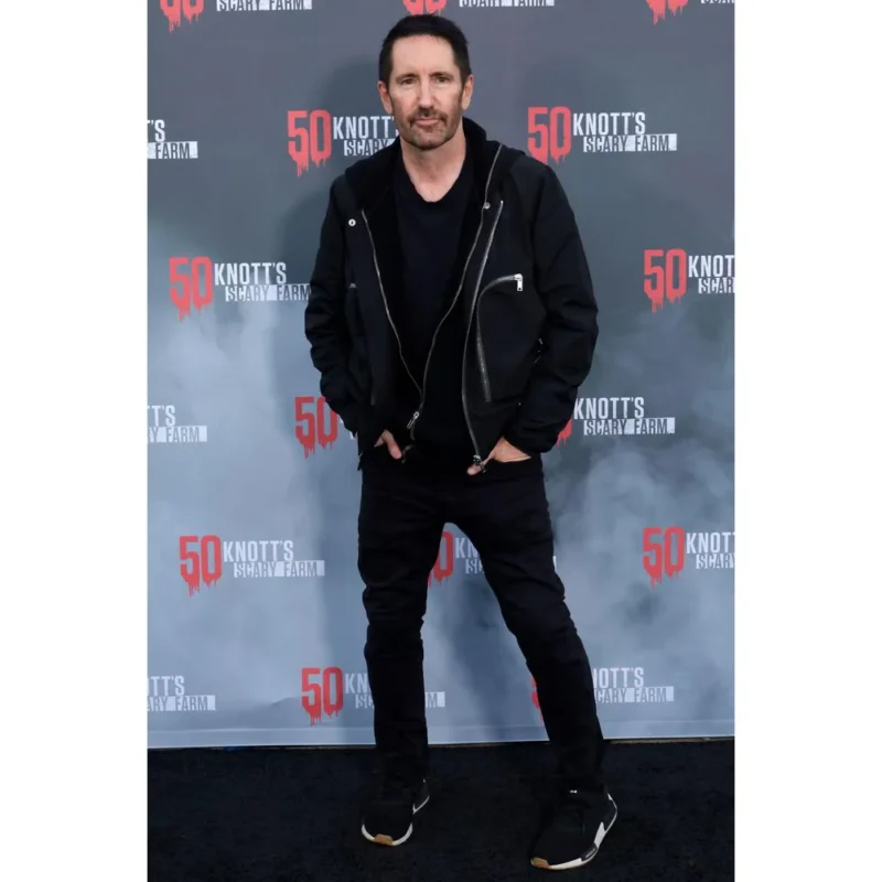 Trent Reznor Tron Ares 2025 Satin Jacket