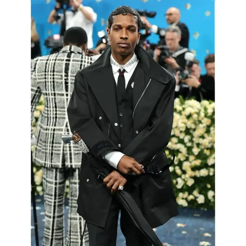 Met Gala 2025 ASAP Rocky Black Coat